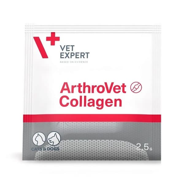 پودر مکمل مفاصل سگ و گربه آرترووت کلاژن وت اکسپرت بسته 60 عددی Vetexpert Arthrovet Collagen Powder Supplement ( به صورت ساشه ای ) — تصویر ۲