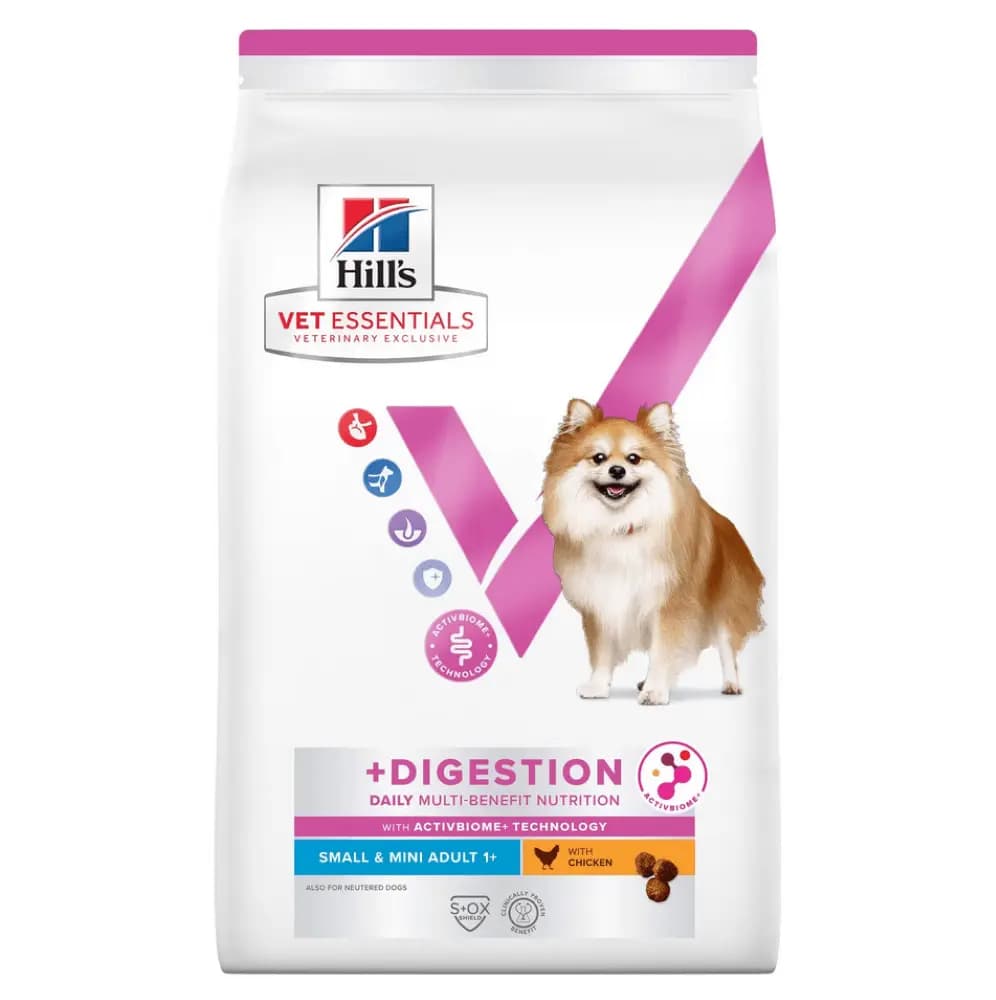 غذای خشک هیلز سگ دایجسشن (مراقبتی گوارش حساس) | نژاد کوچک (2 کیلوگرم) Hill’s Vet Essentials Adult 1+ Small & Mini Digestion