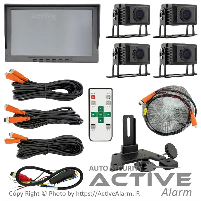 دوربین ثبت وقایع کامیون و تریلی مدل GT-10 چهار دوربین
