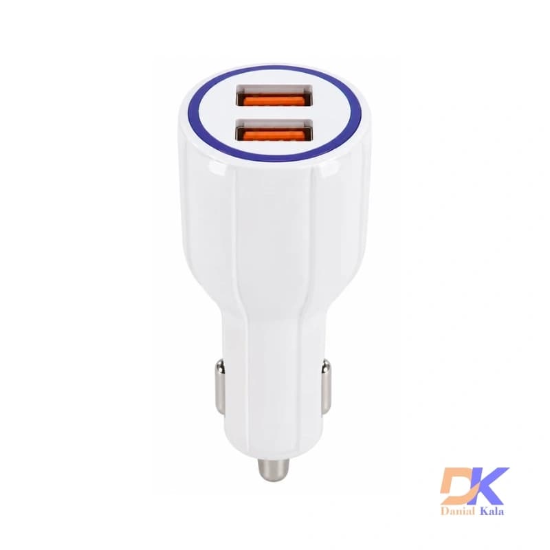 شارژر فندکی 22 وات دو پورت پکتور مدل P518