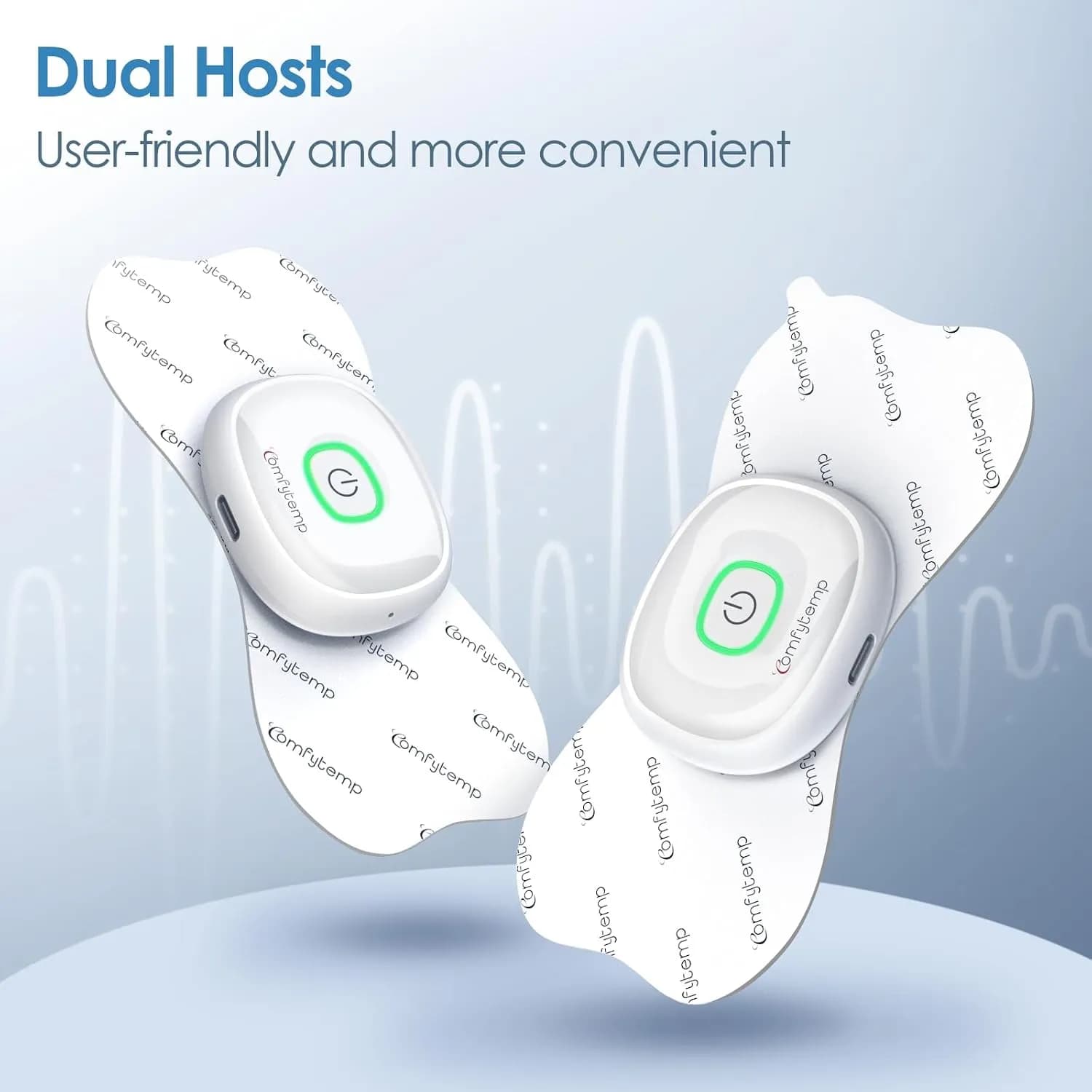 دستگاه TENS و EMS بی‌سیم 3 در 1 برند Comfytemp مدل B0FH7P5YHK — تصویر ۷