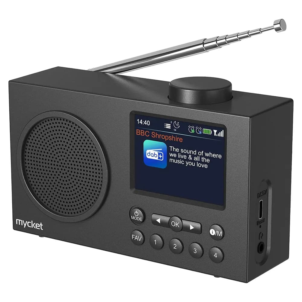 رادیو دیجیتال قابل حمل DAB/DAB+ و FM برند Mycket مدل HS-D009