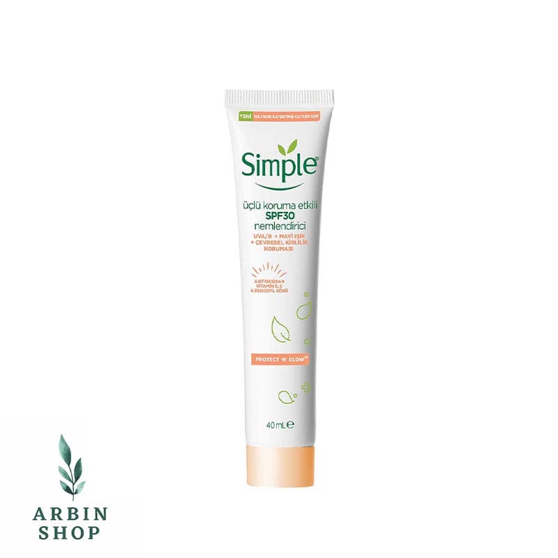 ضدآفتاب ضد لک و مرطوب کننده سیمپل spf30