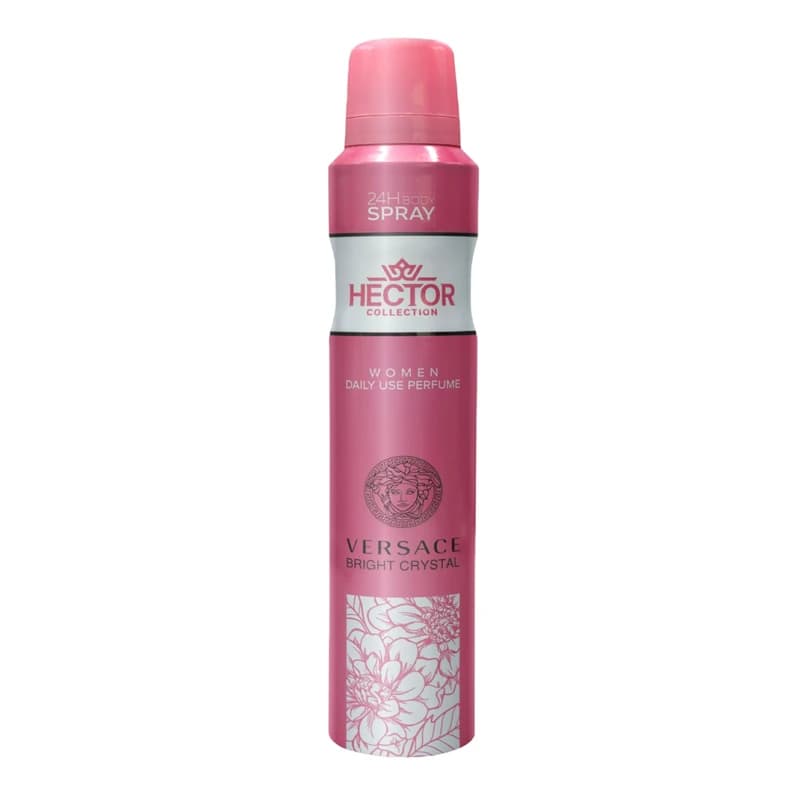 اسپری خوشبو کننده بدن هکتور مدل versace crystal bright