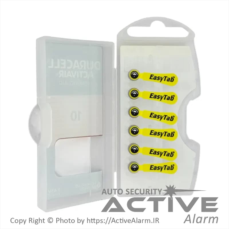 باتری سمعک دوراسل مدل Activair سایز 10 [۶ عددی] — تصویر ۲