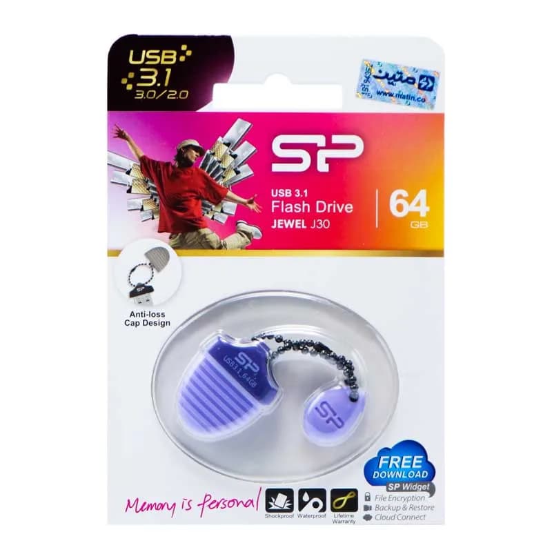 فلش مموری سیلیکون پاور مدل Jewel J30 ظرفیت 64 گیگابایت — تصویر ۱۱