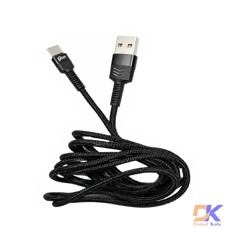 کابل دیتا و شارژ KEZEN مدل KZ-CA322 با روکش کنفی مقاوم