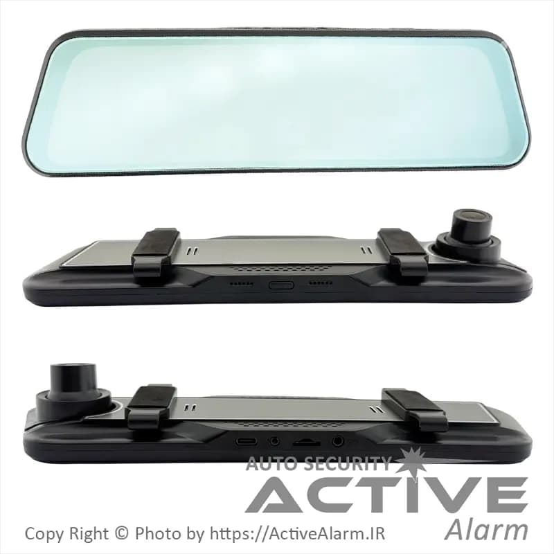 مانیتور آینه‌ای سه لنز Vehicle Black Box DVR مجهز به WiFi — تصویر ۳