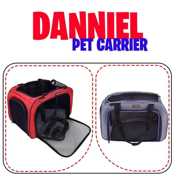 کیف حمل سگ و گربه دنیل یک طرفه چتری بازشو pet carrier danniel LD7