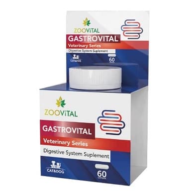 قرص مکمل گسترو سگ و گربه (تقویت گوارش) زوویتال مدل Gastrovital Zoovital تعداد ۶۰ عدد