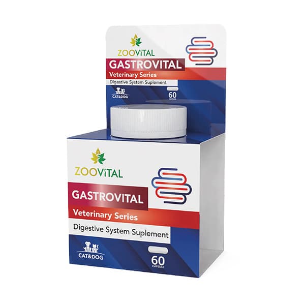 قرص مکمل گسترو سگ و گربه (تقویت گوارش) زوویتال مدل Gastrovital Zoovital تعداد ۶۰ عدد — تصویر ۲