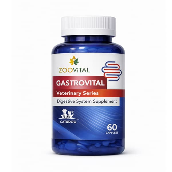 قرص مکمل گسترو سگ و گربه (تقویت گوارش) زوویتال مدل Gastrovital Zoovital تعداد ۶۰ عدد — تصویر ۳