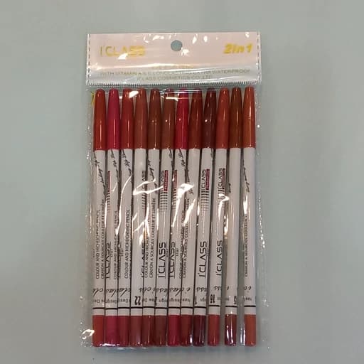 خط لب و چشم مدادی آی کلاس بسته 12 عددی ICLASS eye lip pencil