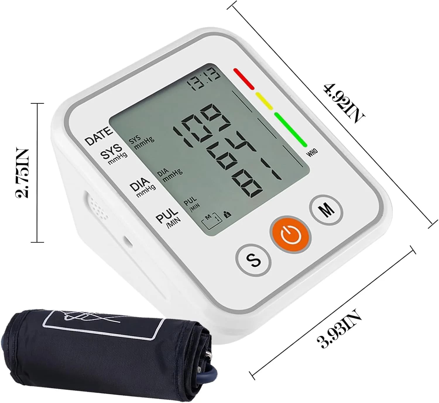 فشارسنج دیجیتال بازویی با نمایشگر LCD و راهنمای صوتی برند FAJIAZHIFU مدل KWL-B01 — تصویر ۷