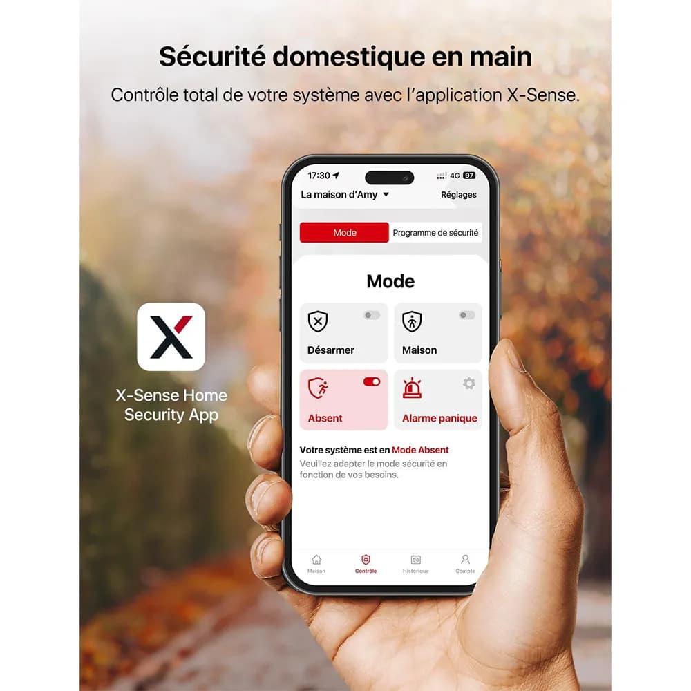 کیت امنیتی هوشمند منزل با هاب مرکزی و سنسور AS12 برند X-Sense مدل SBS50، AS12 — تصویر ۴