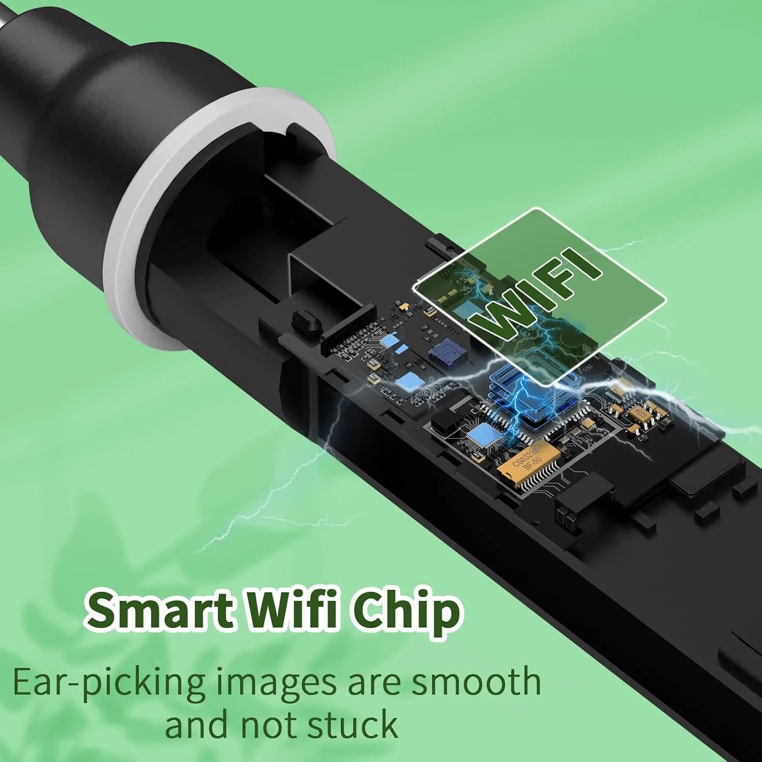 اتوسکوپ دیجیتال برای پاکسازی گوش با دوربین Wi-Fi و کیفیت 1920P برند VITCOCO مدل S3 — تصویر ۵