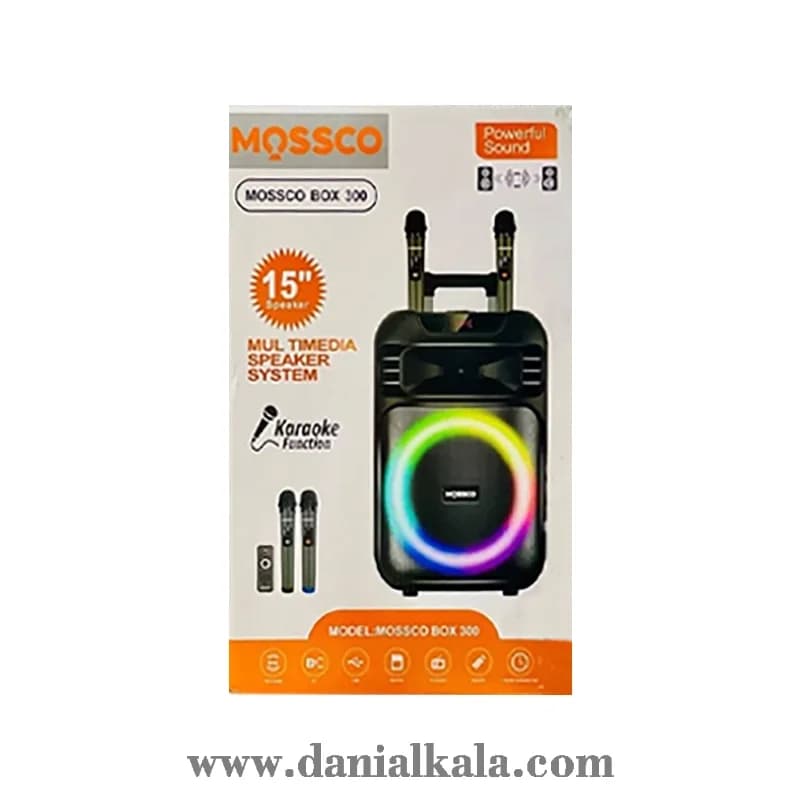 اسپیکر بلوتوثی قابل حمل مسکو مدل Box 300 — تصویر ۲