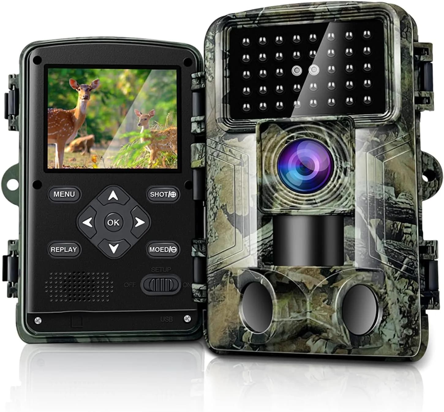 دوربین تریل کمرا حیات‌وحش با کیفیت 2.7K و عکس 58MP برند HAZA مدل PR800