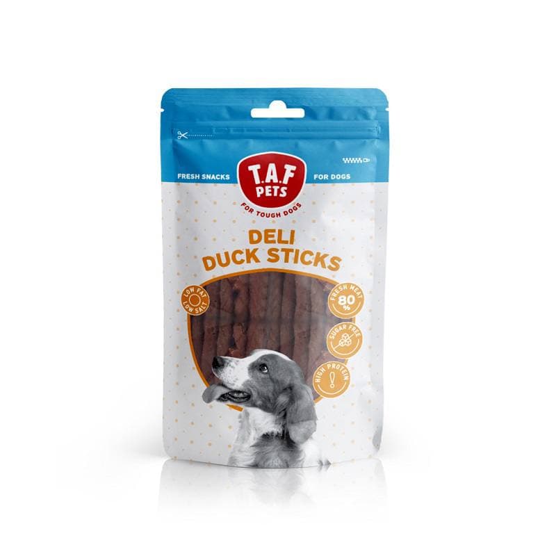 تشویقی سگ تاف میله ای دنتال طعم اردک مدل Deli duck sticks