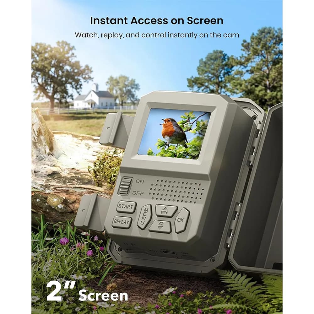 دوربین حیات‌وحش و تریل کمرا خورشیدی 4K و 64MP برند Misstech مدل SV-TCKW-UK — تصویر ۴