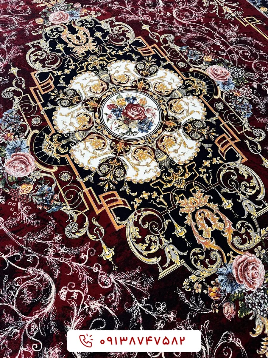 فرش طرح ملودی 1200 شانه لاکی — تصویر ۴
