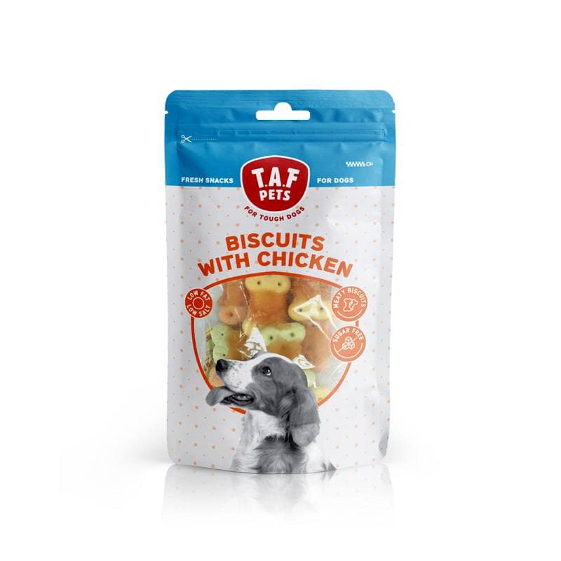تشویقی سگ تاف طعم بیسکوییت و مرغ مدل Biscuits With Chicken — تصویر ۲