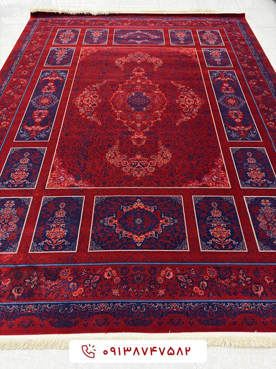 فرش کلکسیون آوانگارد کتیبه 1200 شانه لاکی — تصویر ۳