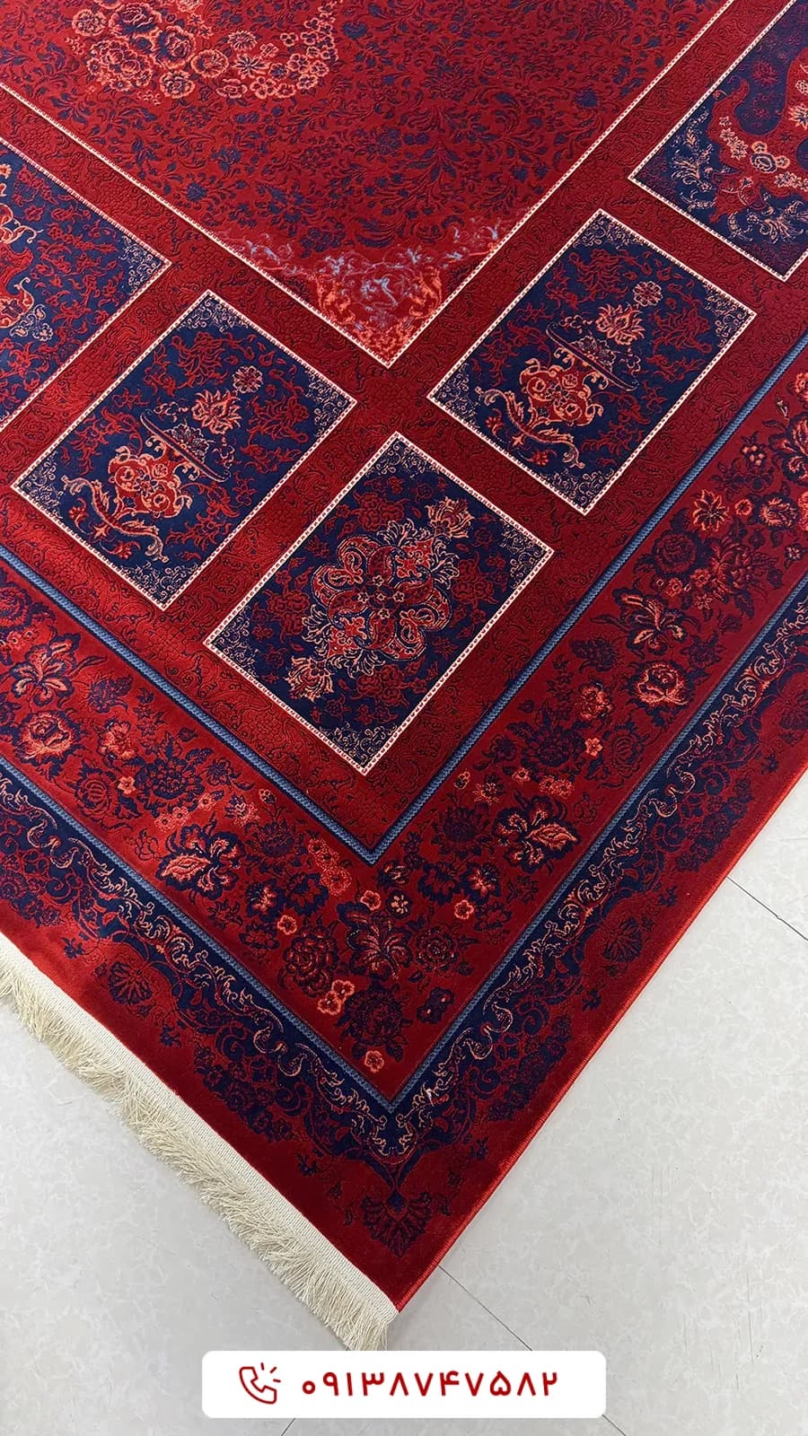 فرش کلکسیون آوانگارد کتیبه 1200 شانه لاکی — تصویر ۴