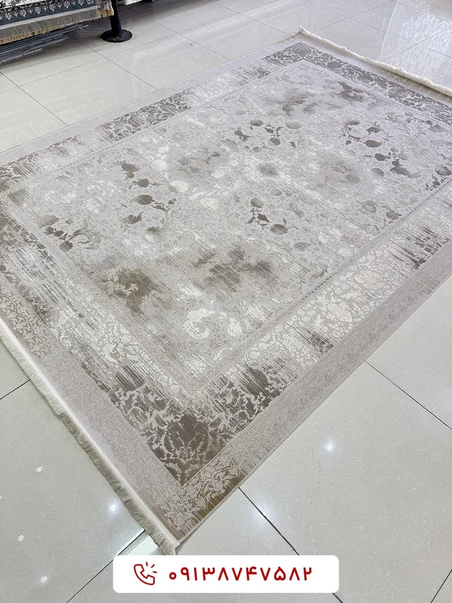 فرش 1200 شانه کد 3085 موکا