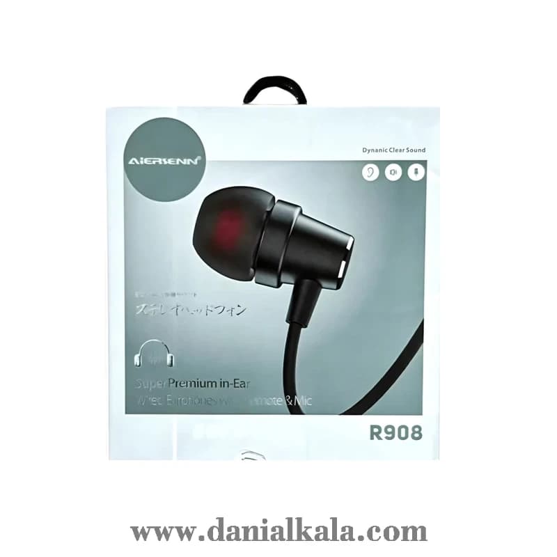 هندزفری ایرسن مدل R908(سبز) — تصویر ۲