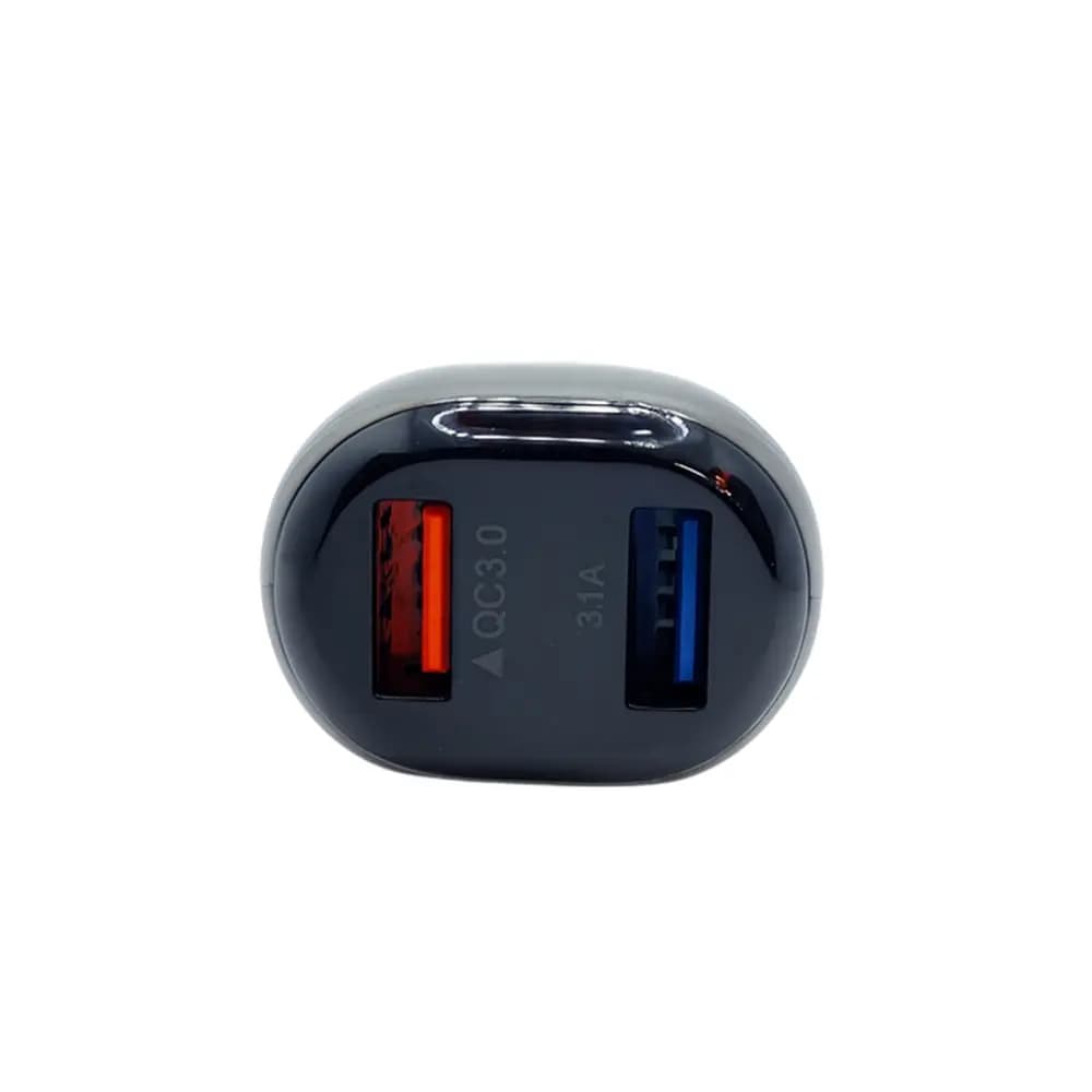 شارژر فندکی کینگ پلاس مدل HK-09 |دو پورت فست شارژ — تصویر ۴