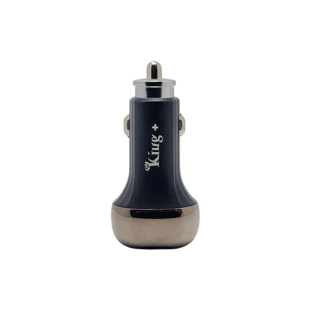شارژر فندکی کینگ پلاس مدل HK-09 |دو پورت فست شارژ