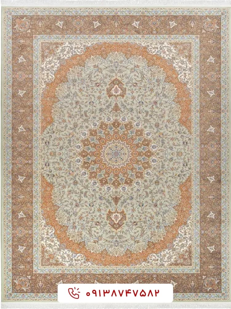 فرش کد 20CC0010 سبز 1500 شانه