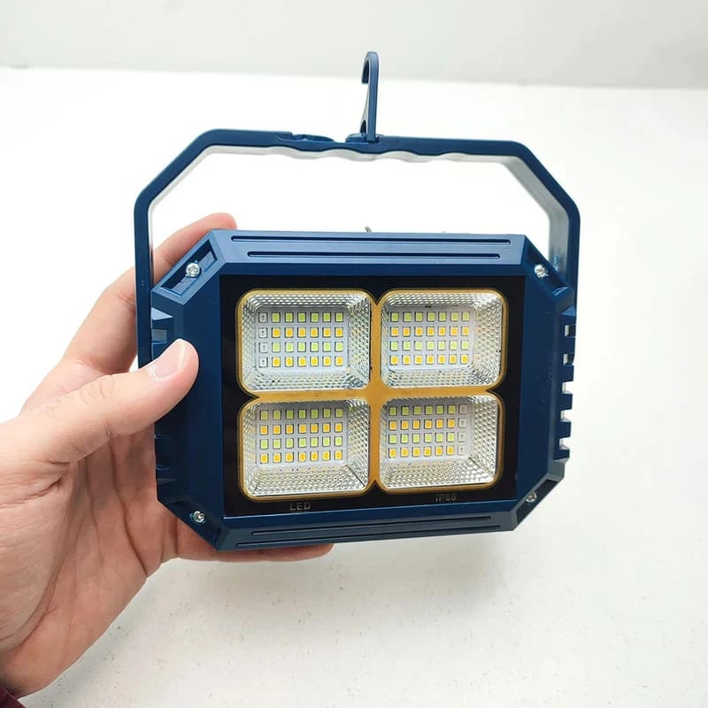 چراغ اضطراری شارژی و خورشیدی مدل 112LED — تصویر ۵