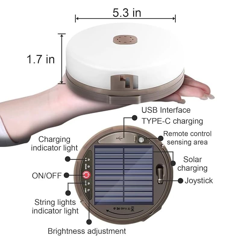 چراغ مدل لایت مدل SOLAR PANEL20 — تصویر ۳