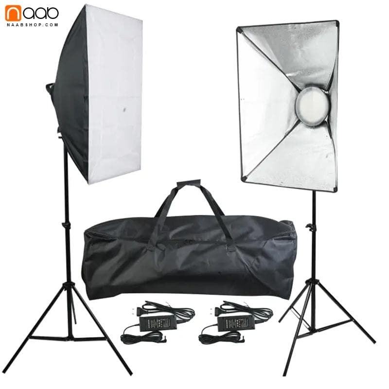 ستاپ کیت نورپردازی 2 عددی PHOTOX N800 Bi-Colour 600 LED Video Light Stand Kit