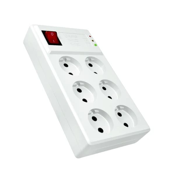 چندراهی برق و محافظ ولتاژ ایلون مدل VP9006