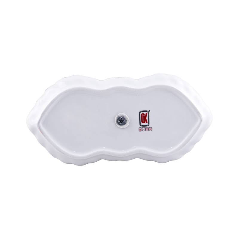 اردوخوری گلد کیش طرح لوتوس با جنس چینی استخوان مدل GK701127-1 — تصویر ۵