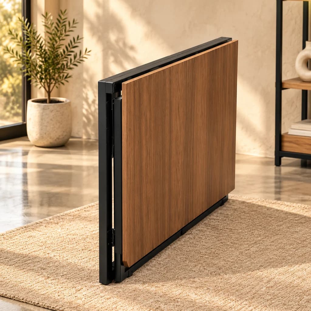 میز تحریر تاشو Z006 | فلزی و چوبی