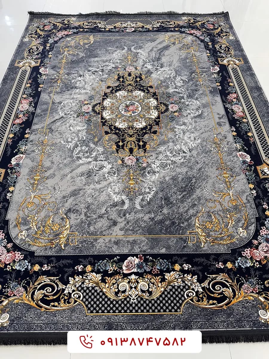 فرش طرح ملودی 1200 شانه فیلی — تصویر ۳