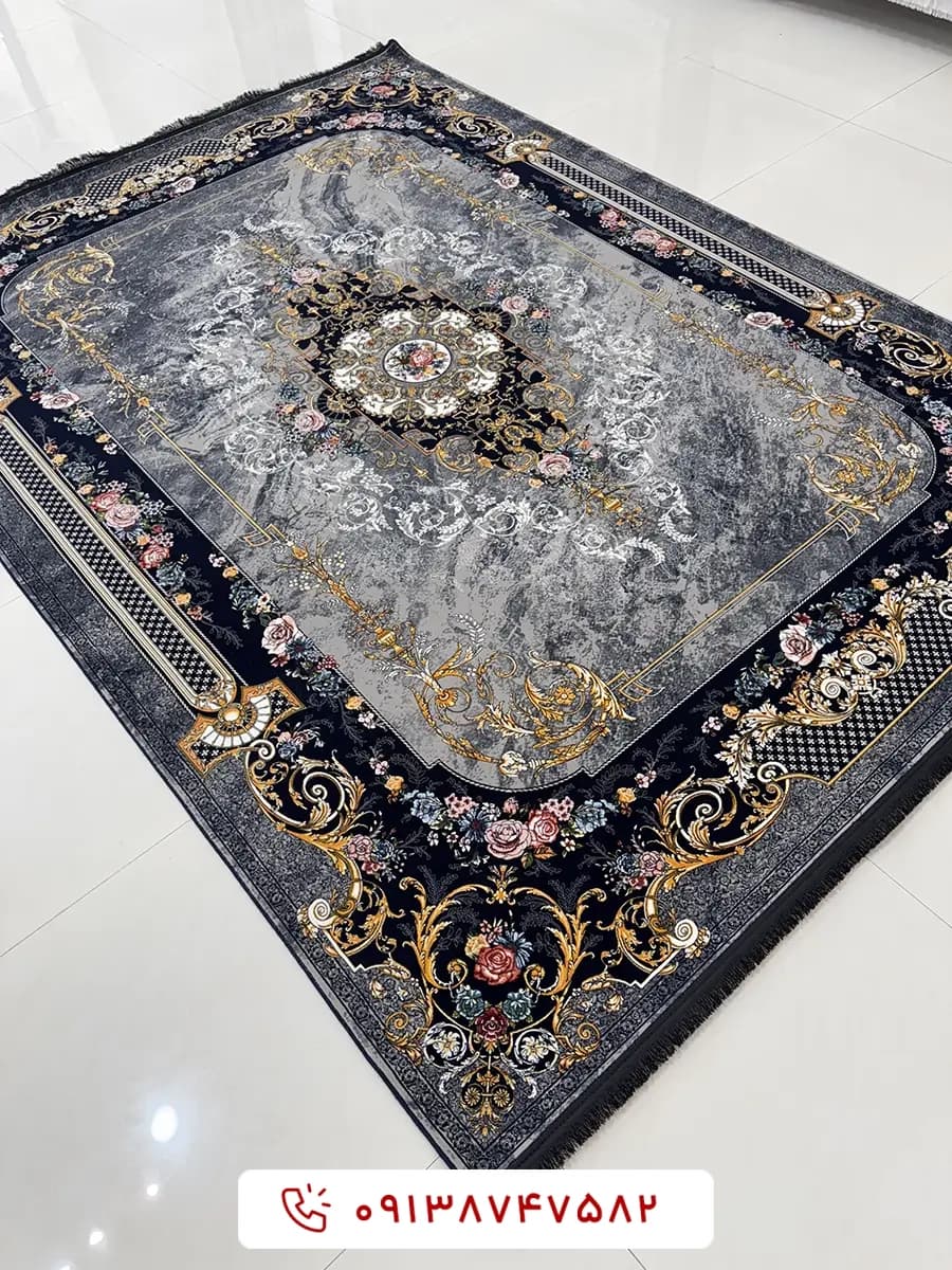 فرش طرح ملودی 1200 شانه فیلی