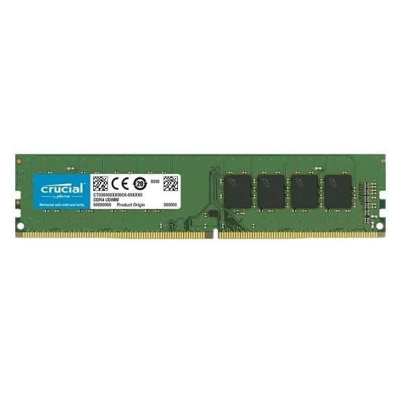رم دسکتاپ DDR4 تک کاناله 3200 مگاهرتز CL22 کروشیال Crucial مدل PC4-25600 ظرفیت 16 گیگابایت — تصویر ۲