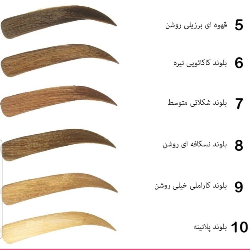 کیت رنگ ابرو مارال شماره ۹ بلوند کاراملی خیلی روشن — تصویر ۲