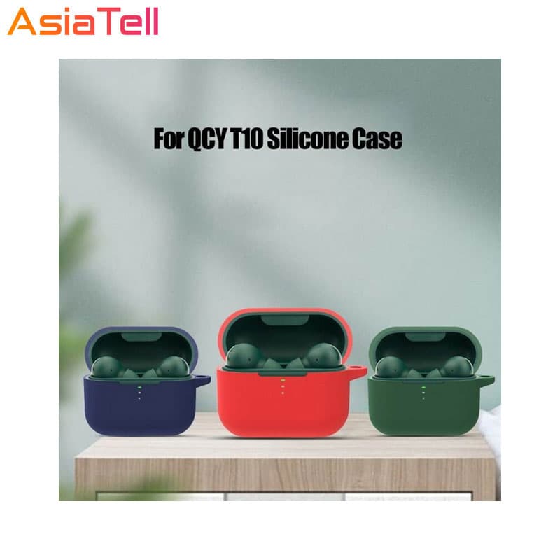 کاور سیلیکونی هندزفری بلوتوثی شیائومی QCY T10 \ T10 pro \ T11 — تصویر ۶