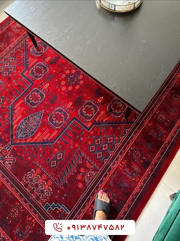 فرش کلکسیون آوانگارد درختی 1200 شانه قرمز — تصویر ۲