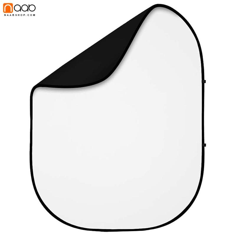 فون عکاسی پرتابل سفید/مشکی Portable Photography Background White/Black 2×1,5 — تصویر ۲