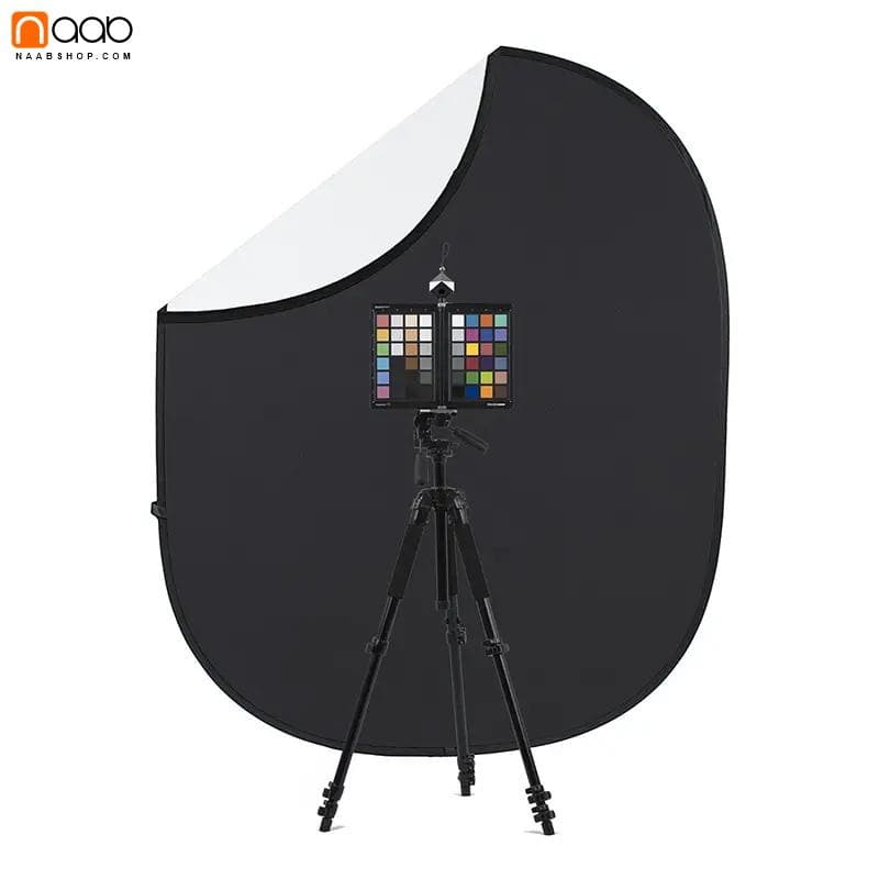 فون عکاسی پرتابل سفید/مشکی Portable Photography Background White/Black 2×1,5 — تصویر ۶
