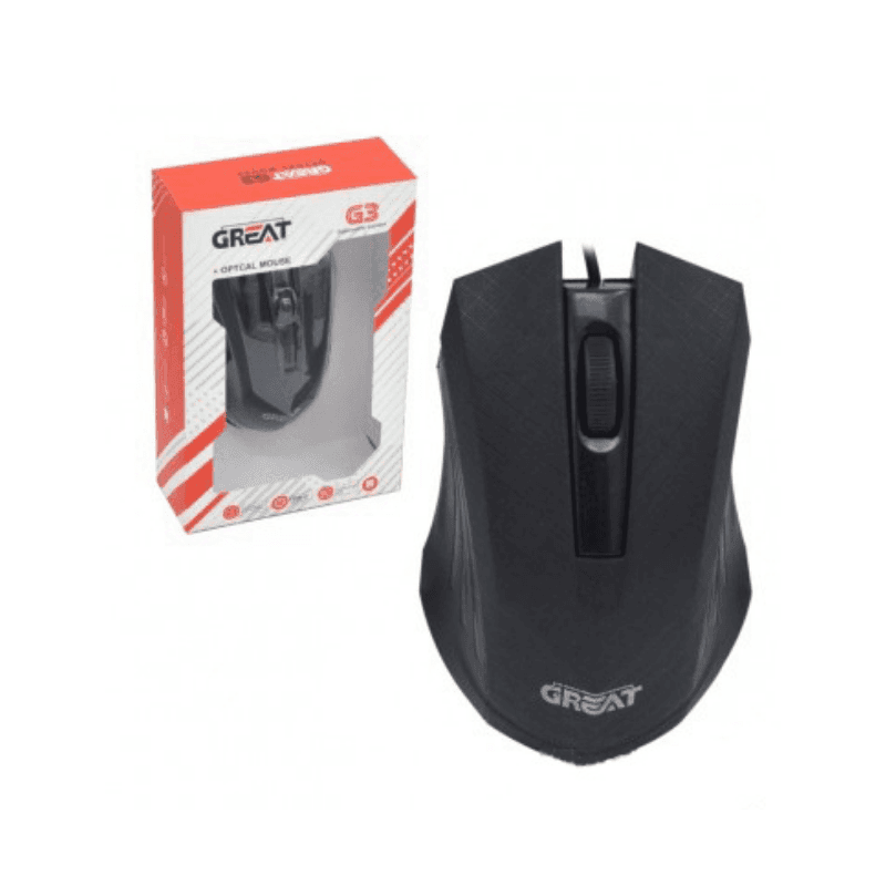 موس با سیم گریت mouse great G3 — تصویر ۲