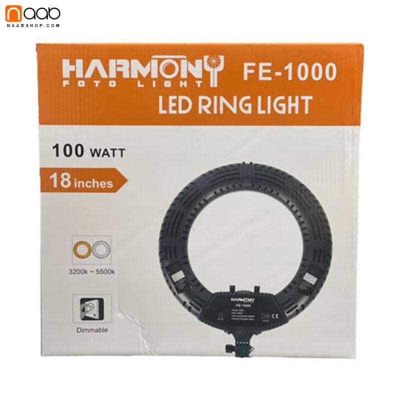 رينگ لايت 100 وات هارموني Harmony Ring Light FE1000 — تصویر ۳