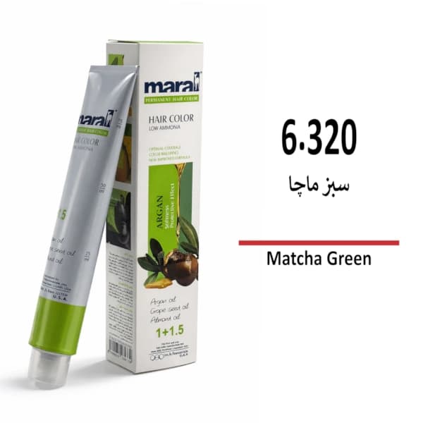 رنگ مو مارال سبز ماچا 6/320